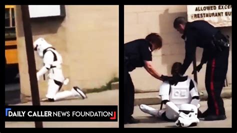 Canadian Police Arrest Girl Dressed As Storm Trooper Youtube