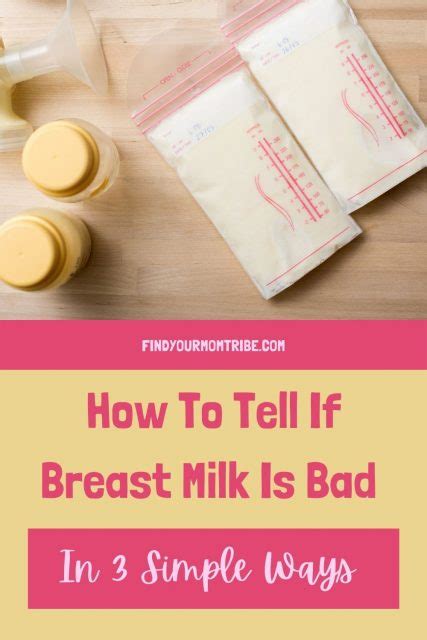 How To Tell If Breast Milk Is Bad In Simple Ways