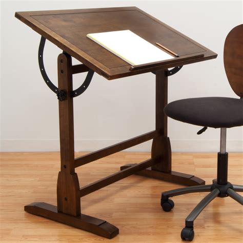 Features 3 side storage drawers for your art supplies. Studio Designs Vintage Wood Drafting Table & Reviews | Wayfair