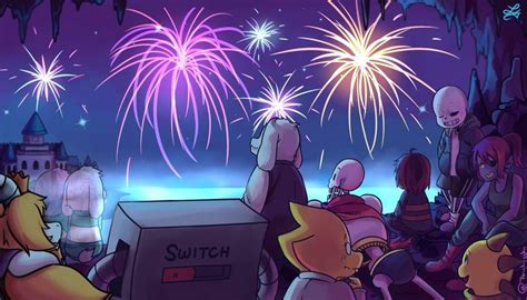 Last Day Of 201x Happy New Year Undertale