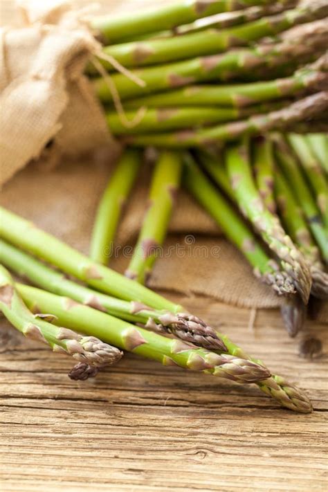 Fresh Healthy Green Asparagus Spears Stock Image Image Of Closeup