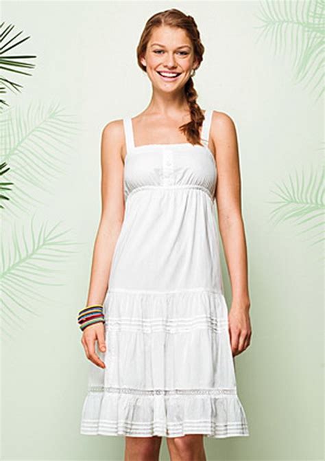 White Cotton Summer Dresses