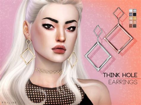 Earrings In 10 Colors Found In Tsr Category Sims 4 Female Earrings