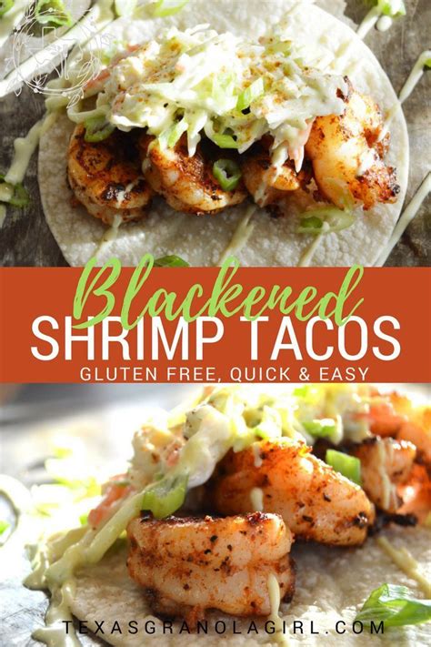 I don't make tacos that often. Blackened Shrimp tacos are spicy, cool, super delish and ...