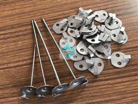 Round Or Rectangular Stainless Steel Lacing Anchors With Hooks