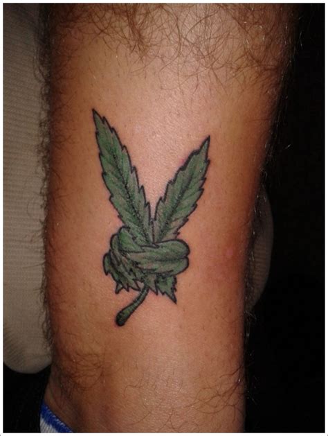 Weed tattos photos and art ideas. 20+ Simple Leaf Tattoos