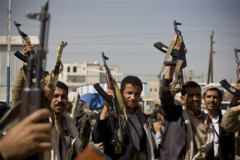 Houthi rebels seize Yemen state media, battle soldiers ...