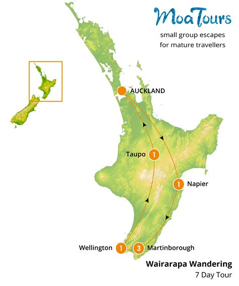Wairarapa Wandering 7 Day Tour Moatours New Zealand