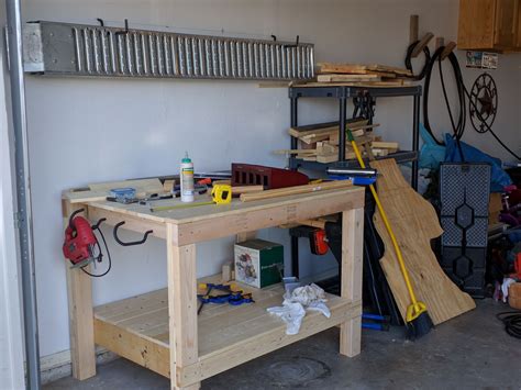 Do it yourself (diy) is the method of building, modifying, or repairing things by themself without the direct aid of experts or professionals. Garage Workbench | Do It Yourself Home Projects from Ana White | Garage work bench, Diy ...