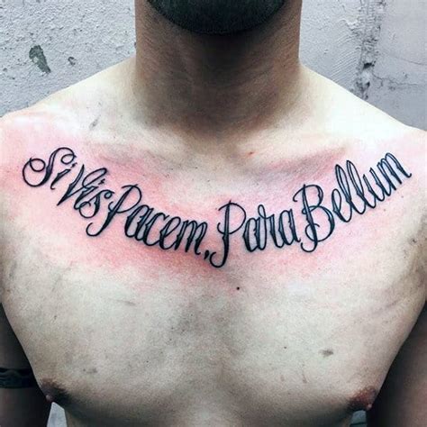 Collar bone tattoos make a perfect match for those seeking attention and looking to conceal the tattoos as the situation may require. 50 Collar Bone Tattoos For Men - Clavicle Design Ideas