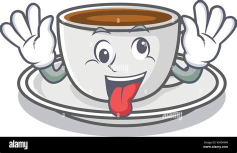 Crazy Coffee Character Cartoon Style Stock Vector Image And Art Alamy