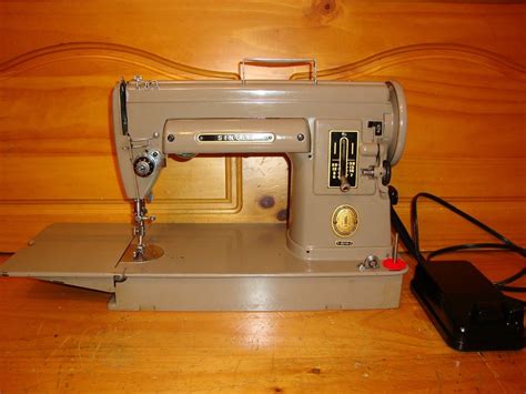 Vintage Singer Sewing Machine 301a Slant Needle Long Bed Fully