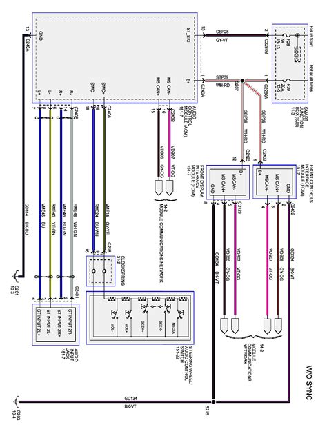 1999 Ford Taurus Wiring Schematic Diagram