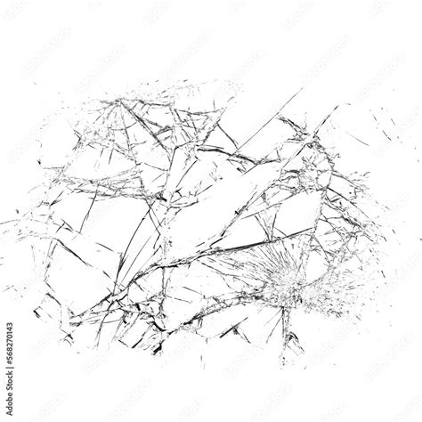 Foto De Pieces Of Destructed Shattered Glass Royalty High Quality Free