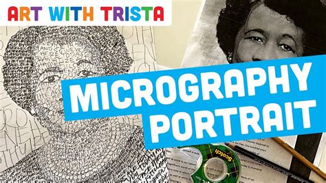 Micrography Portrait Art Tutorial Art With Trista Youtube
