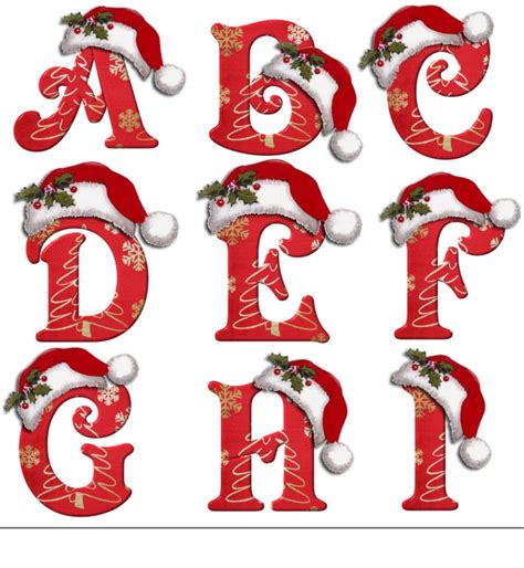 Christmas Alphabet Christmas Fonts Christmas Templates Christmas