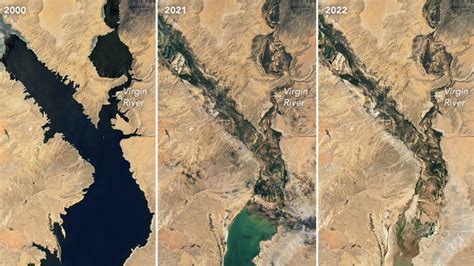 The Us Largest Reservoir Is Drying Up Heres What Nasa Images Reveal