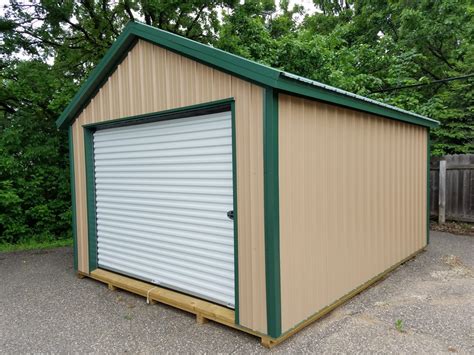 Steel Garage Amish Made Portable Metal Garages In Mn And Wi