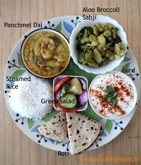 Healthy Indian Lunch