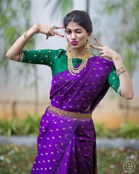 Pin By 917989719795 On Saree Styles Pattu Saree Blouse Designs