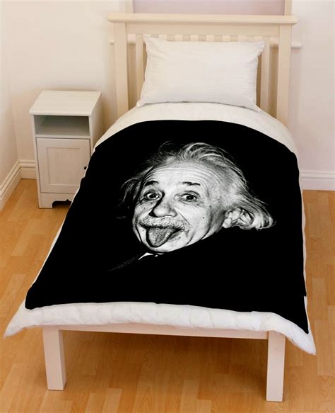 Albert Einstein Bedding Throw Fleece Blanket Creativgoods
