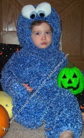 Coolest Homemade Cookie Monster Costume For Halloween