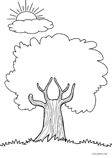 Pages winter printable amazing jungle animals. Free Printable Tree Coloring Pages For Kids | Cool2bKids
