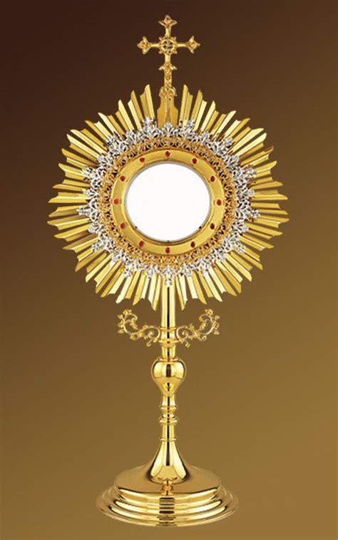 A Traditional Roman Monstrance For 5 34 Hosts Multiple Layers Of