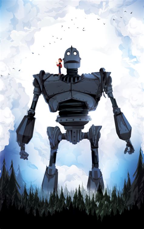 The Iron Giant By Chasingartwork Der Gigant Aus Dem All Island Movies