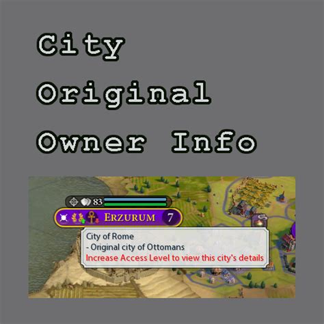 City Original Owner Info Civfanatics Forums