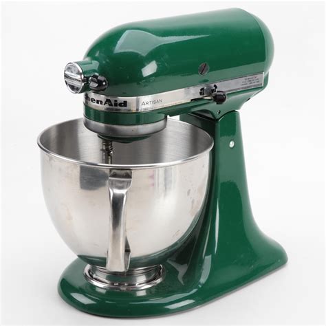 Kitchenaid Artisan 5 Qt Stand Mixer In Empire Green With Attachments