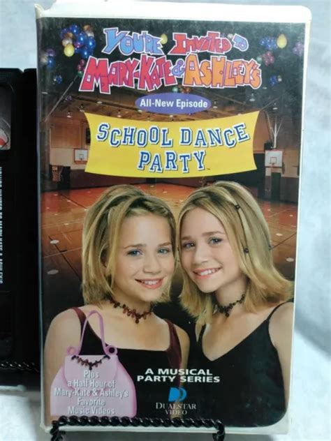 School Dance Party Youre Invited To Mary Kate And Ashley Olsen Vhs