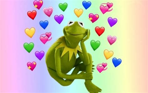 Kermit Meme Love Hearts