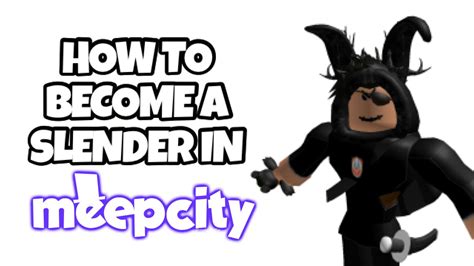 How To Become A Slender In Meep City Roblox Shinobi Gaming Youtube