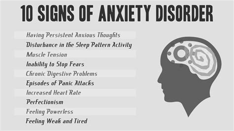 10 Signs You May Have An Anxiety Disorder Workout Planner