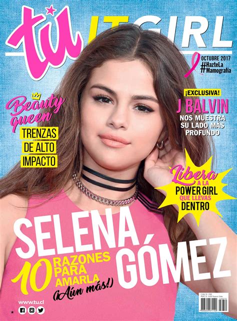 Selena Gomez On The Cover Of It Girl Magazine Chile October 2017