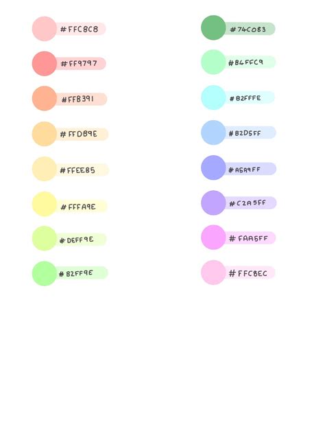 Colour Palette 🎨 Notability Gallery