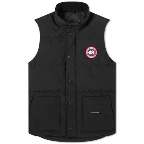 canada goose freestyle vest ‘black mens outdoor jackets canada goose luxury outerwear
