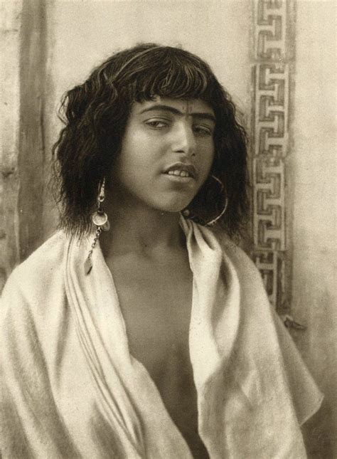 Lehnert Landrock Berber Girl Algiers Jan Vintage Gravures In FL Arabian