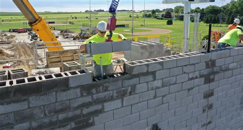 County Materials Oversized 32 Concrete Masonry Units Are The Key To