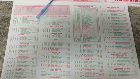 Menu At Eastern Chinese Restaurant Beulaville