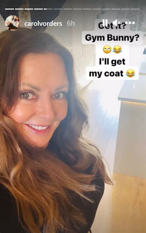 Carol Vorderman Dresses Up As Sexy Easter Bunny For Home Workout And