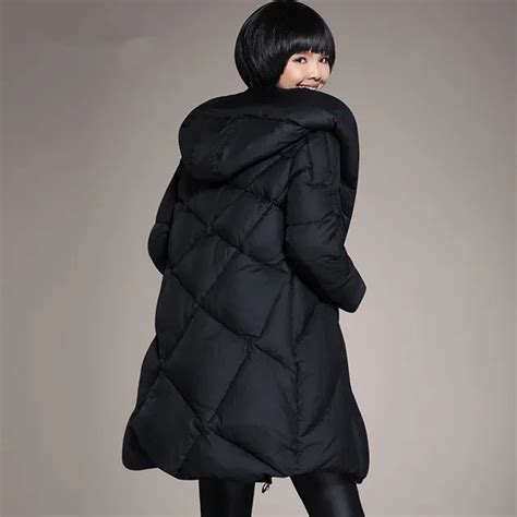 Plus Size 4xl 5xl Winter Coats Women 2016 Hooded Medium Long Womens