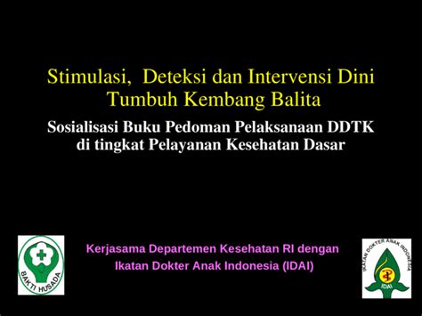 Produk egc tumbuh kembang anak edisi 2 by prof. Dokumen Deteksi Dini Tumbuh Kembang Anak - Dokumen Pilihan