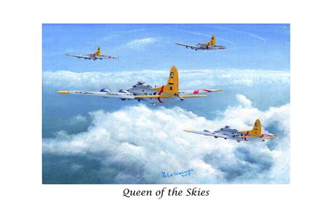 Queen Of The Skies Painting By Pete Wenman Fine Art America