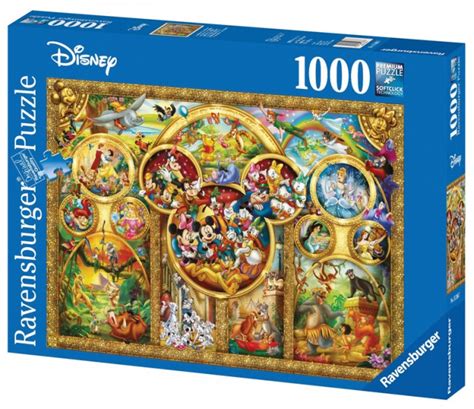 Das sind die werte für die ravensburger seit 1884 steht. Ravensburger Disney Best Themes Puzzle 1000pc - Jigsaw ...