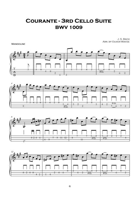 The music includes christmas carols, hymns, patriotic music, and more. Bach for Mandolin (standard notation/ tab) - Schell Music SHOP