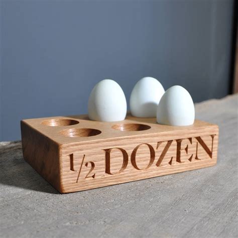 Half Dozen Egg Rack By The Oak Rope Company Notonthehighstreet Com