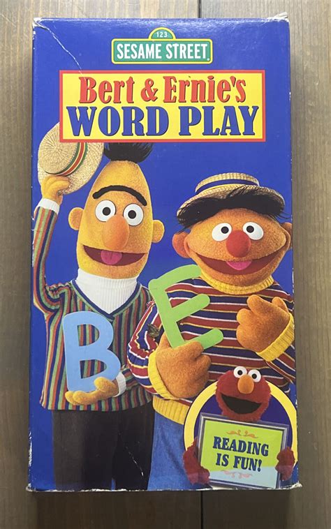 Vhs Sesame Street Bert And Ernies Word Play Vhs 2002 74645418032