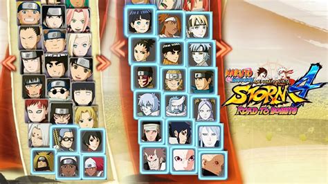 All Characters In Naruto Ninja Storm 4 Road To Boruto - Naruto Storm 4: Road to Boruto - COMPLETE FULL ROSTER!! - YouTube